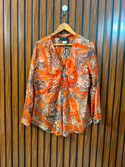 chest 21 Length 28 Fabric chiffon Ladies Branded Full Sleeve Top