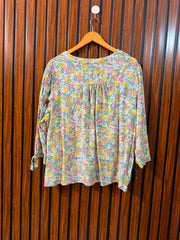 chest 27 Length 25 Fabric linen Western Women’s Sleeve Top