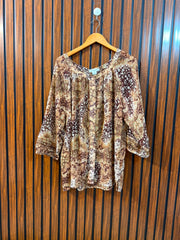 chest 19 Length 25 Fabric chiffon Women’s Branded Long Sleeve Wear