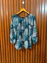 chest 22 Length 25 Fabric chiffon  Western Branded Women’s Sleeve Collection