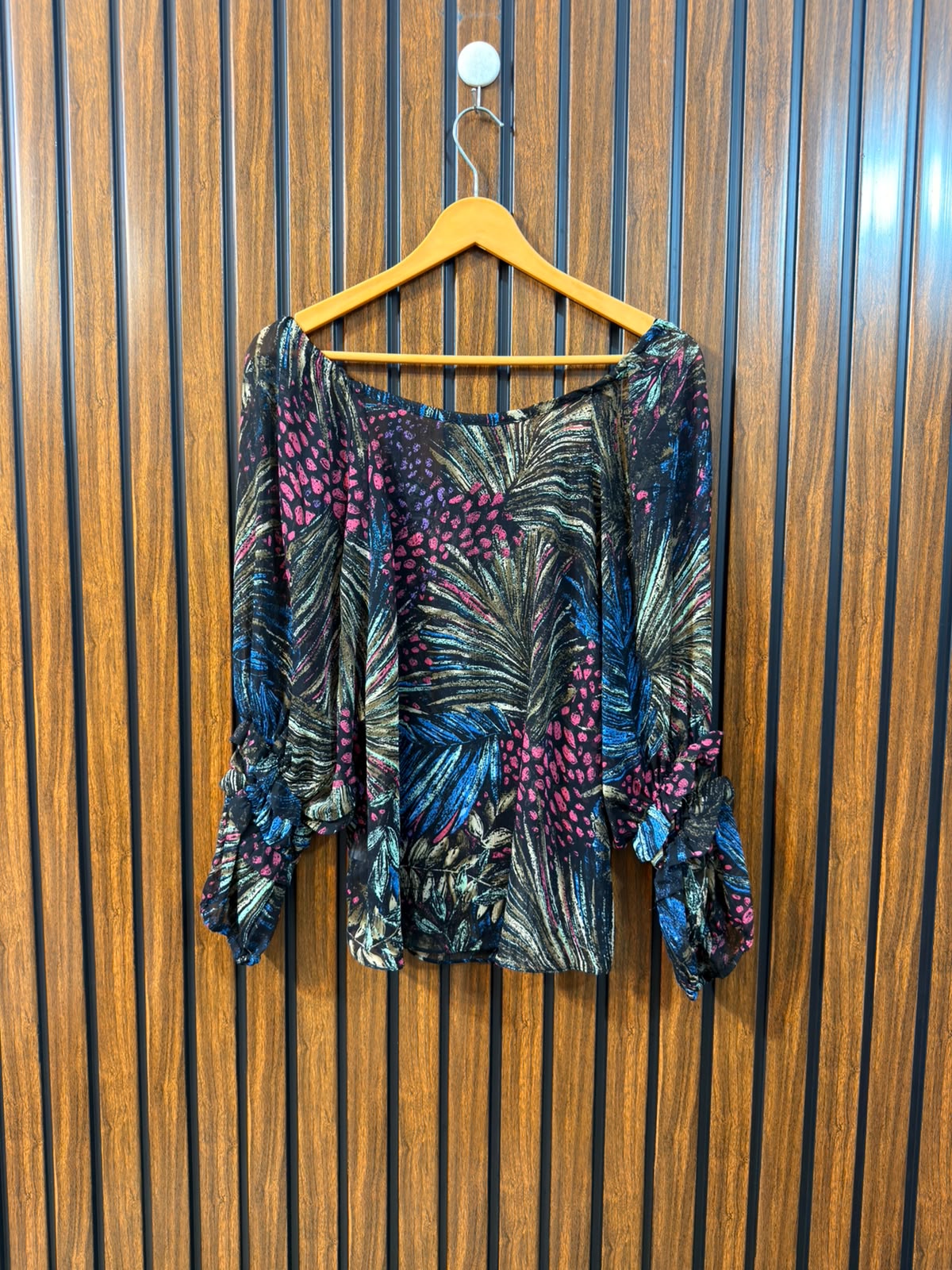 chest 19 Length 23 Fabric chiffon Western Ladies Full Sleeve Collection