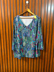 chest 27 Length 29  Fabric silk Branded Ladies Sleeve Top