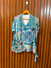 Chest 24  Length 25 Western Branded Women Fashion T-Shirt