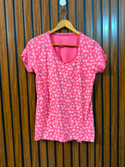 Chest 19  Length 22 To 26 Western Branded Women's T-Shirt Outfit