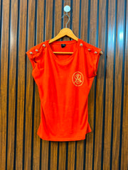 Chest 17  Length 20 Western Branded Women's Latest T-Shirt