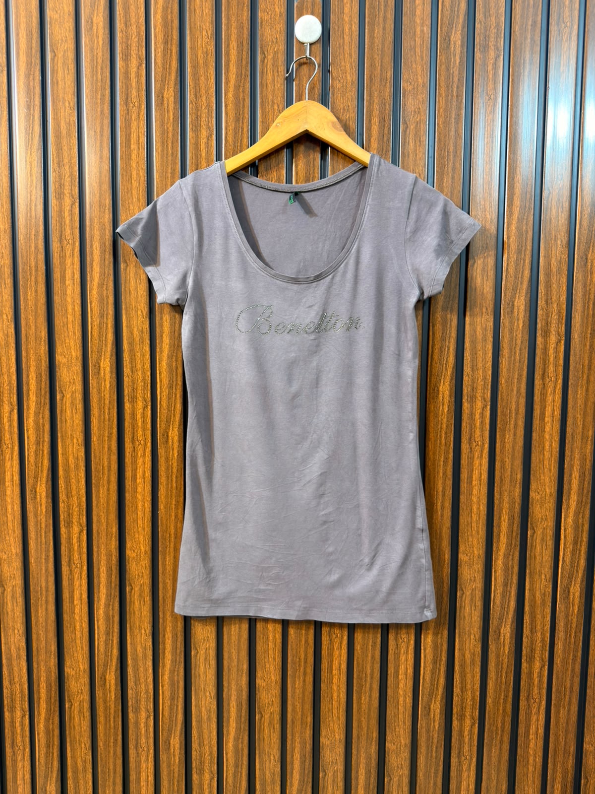 Chest 17  Length 26 Western Branded Women's Everyday T-Shirt