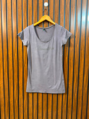 Chest 17  Length 26 Western Branded Women's Everyday T-Shirt
