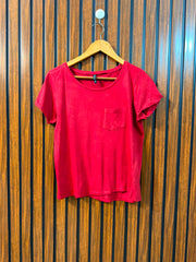 Chest 19  Length 20 Western Branded Women's Casual Fashion T-Shirt