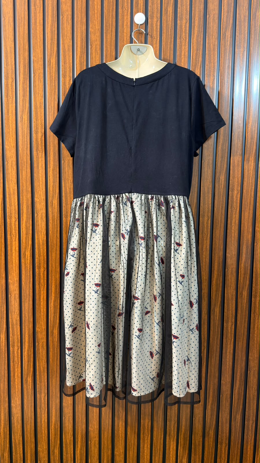 Chest 22  Length 43  Fabric Net and jersey Western Branded Women's Exclusive Dress