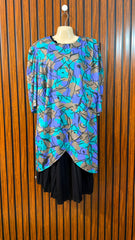 Chest 25  Length 23  Fabric Silk Western Branded Women's Modern Party Dress