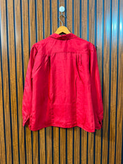 Chest 20  Length 24  Fabric Silk Western Branded Women's Casual Full Sleeve Top