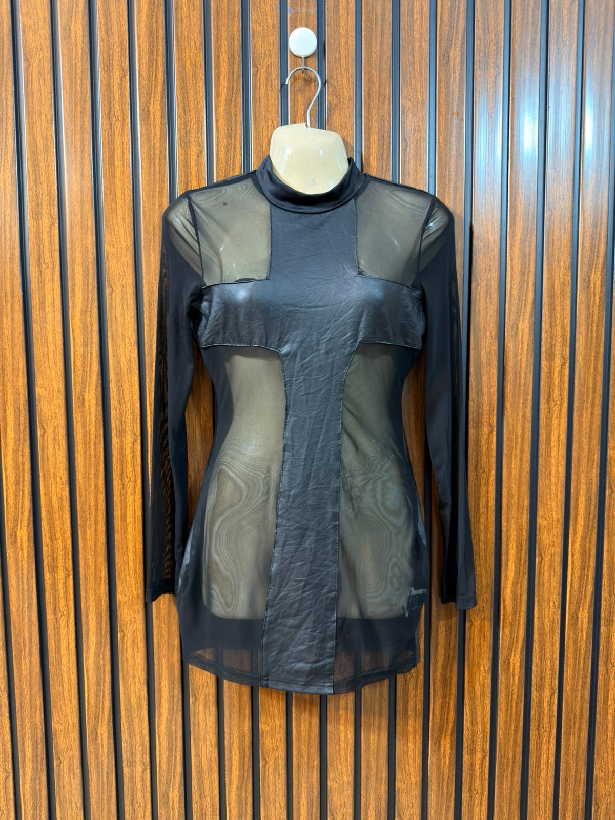 Chest 17  Length27  Fabric Net Women’s Trendy Party Dress