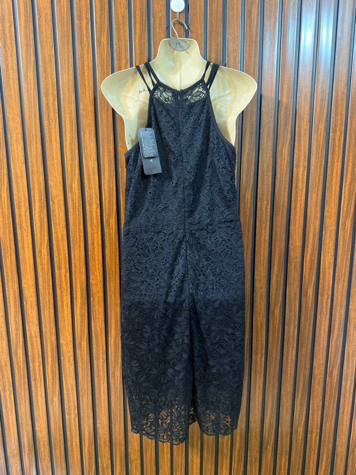 Chest 20  Length 40  Fabric Net Women’s Elegant Party Mini Dress