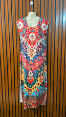 Chest 20  Length 53  Fabric Silk Jersey Western Branded Womens Exclusive Long Maxi