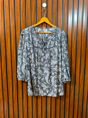 Chest 22  Length 27  Fabric Cotton Silk Western Branded Ladies Top