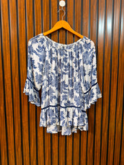 Chest 20  Length 24 To 25  Fabric Linen Women’s Branded Long Sleeve Top
