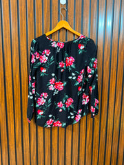 Chest 17  Length 23  Fabric Linen Ladies Western Full Sleeve Top