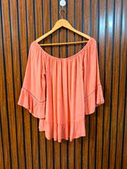 Chest 22  Length 22 to 24  Fabric Royan Branded Western Women’s Sleeve Top