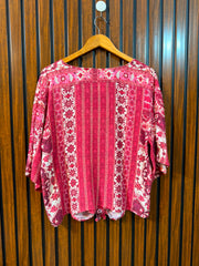 Chest 21  Length 24  Fabric cotton silk Women’s Western Half Sleeve Collection