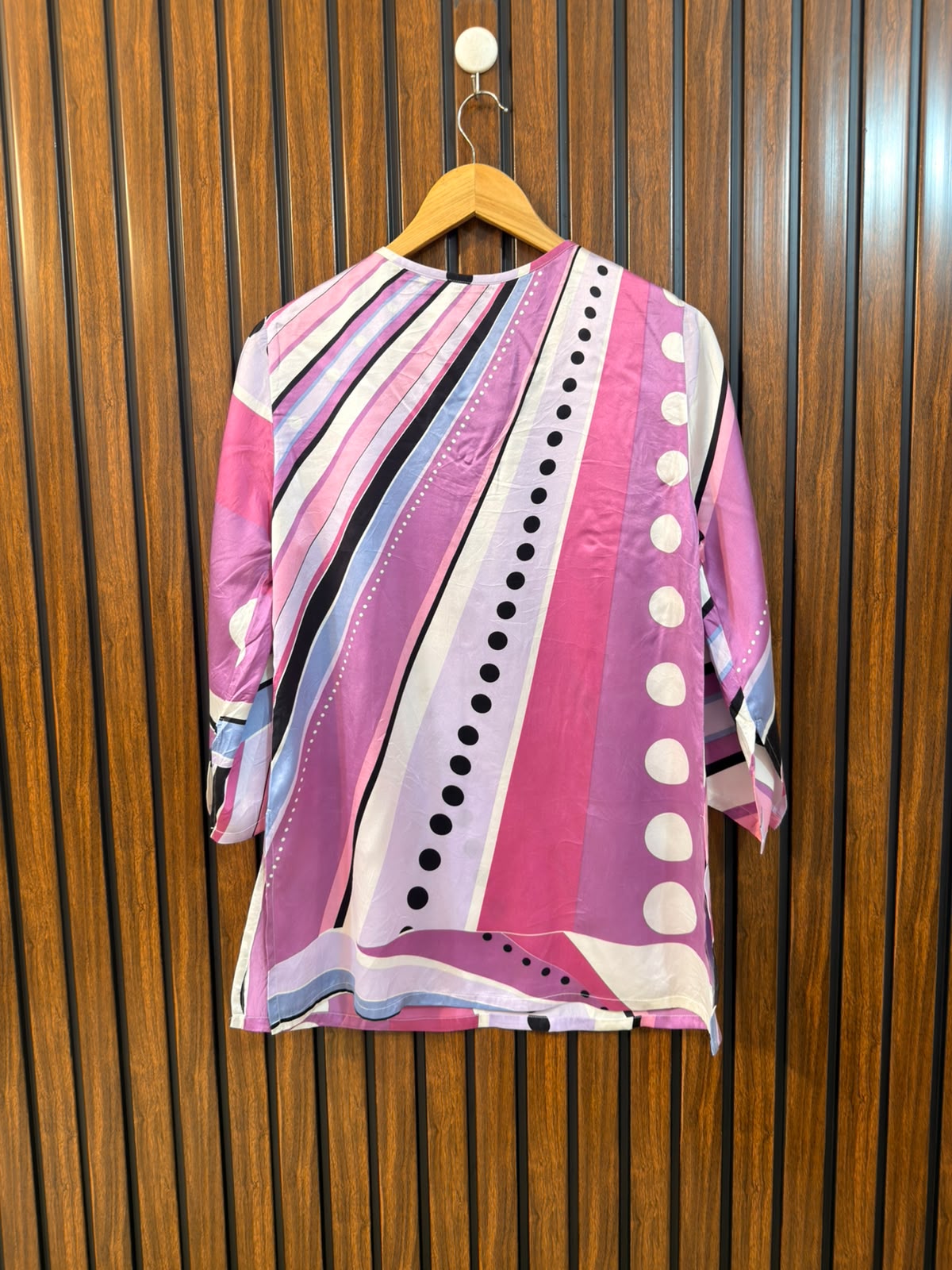 Chest 18  Length 28  Fabric Silk Western Branded Women's Stylish Top