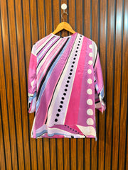 Chest 18  Length 28  Fabric Silk Western Branded Women's Stylish Top
