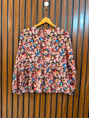 Chest 18  Length 22  Fabric Silk Western Branded Women's Signature Wear Top