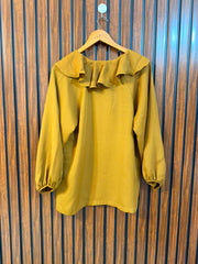 Chest 19  Length 27  Fabric Silk Western Branded Women's Statement Top