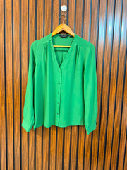 Chest 19  Length 23  Fabric Chiffon Western Branded Women's Daily Wear Top