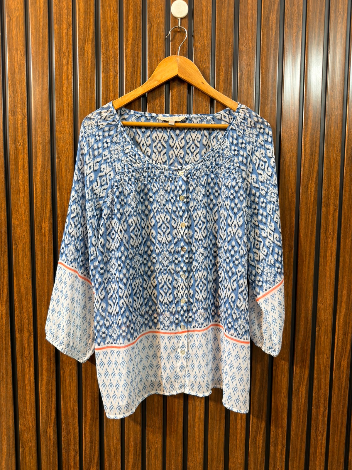 Chest 22  Length 27  Fabric Chiffon Western Branded Women's Modern Wardrobe Top