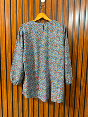 Chest 20  Length 29  Fabric Silk Western Branded Women's Smart Essential Top