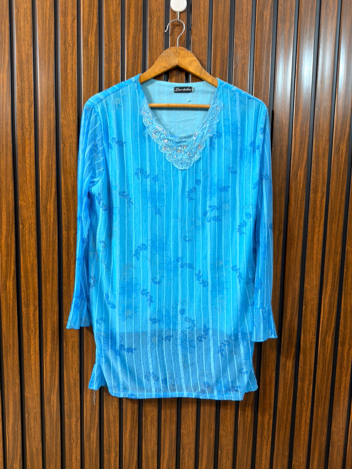Chest 22  Length 30  Fabric Silk Jersey Western Branded Women's Smart Daily Top