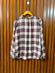 Chest 16  Length 51  Fabric Silk Branded Full Sleeve Women's Top