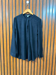 Chest 21  Length 28  Fabric Linen Women's Full Sleeve Top
