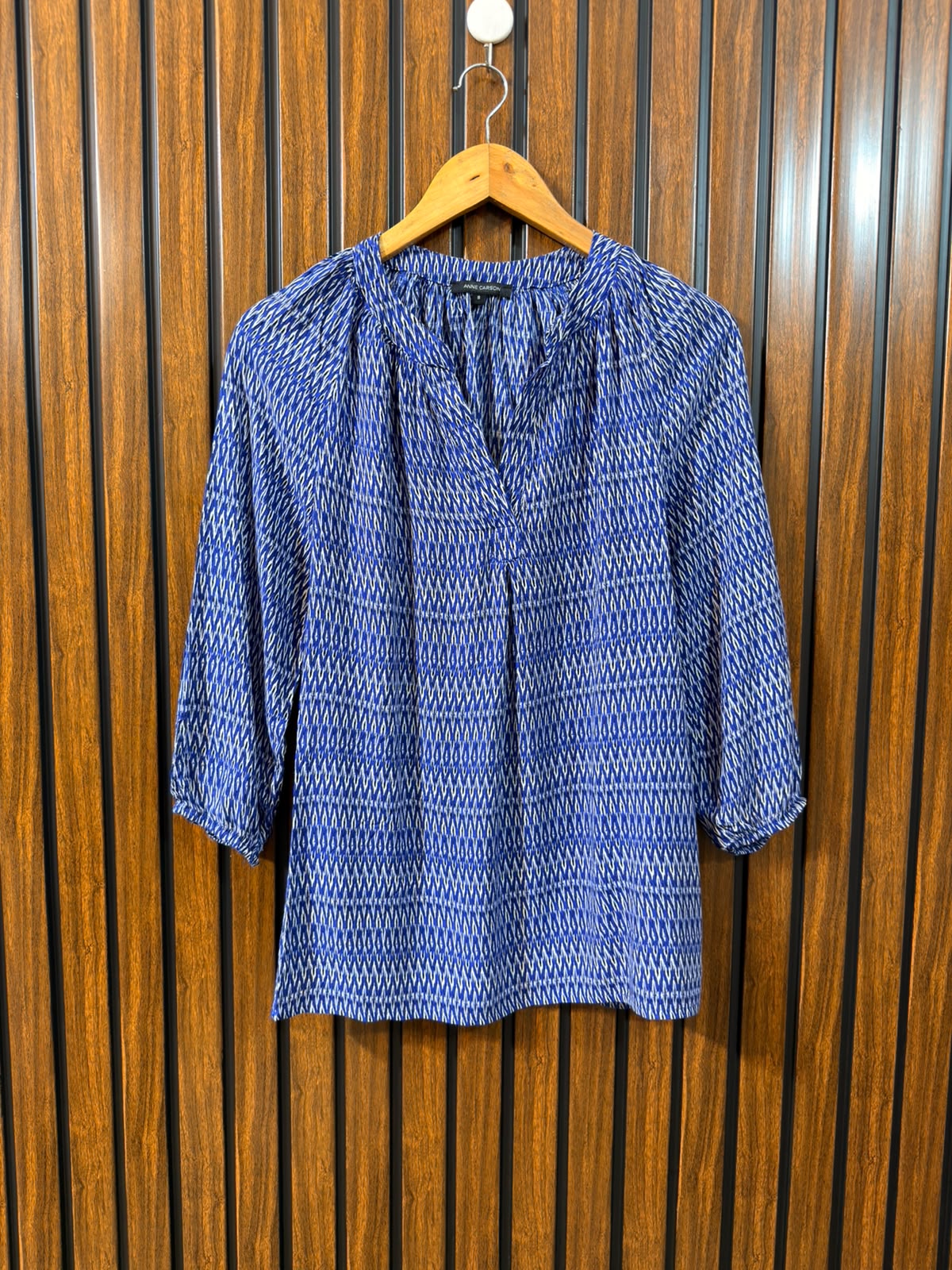 Chest 17  Length 25  Fabric Linen Branded Women's Daily Top