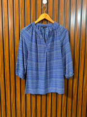 Chest 17  Length 25  Fabric Linen Branded Women's Daily Top