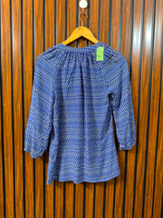 Chest 17  Length 25  Fabric Linen Branded Women's Daily Top