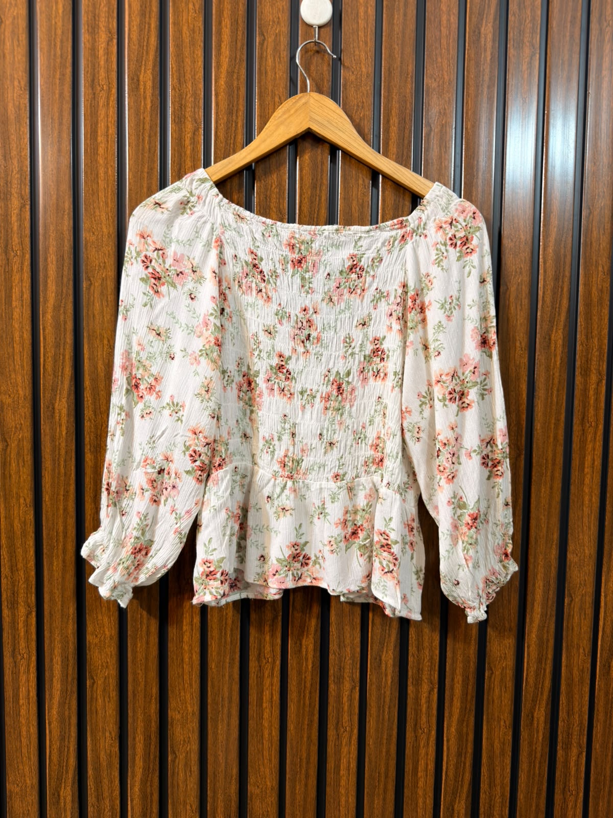 Chest Large  Length 21  Fabric Cotton Western Full Sleeve Women's Top