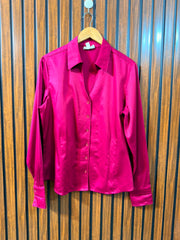 Chest 21  Length 24  Fabric Silk Jersey Western Women's Casual Top