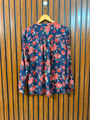 Chest 21  Length 26  Fabric Cotton Western Women's Casual Wear Top