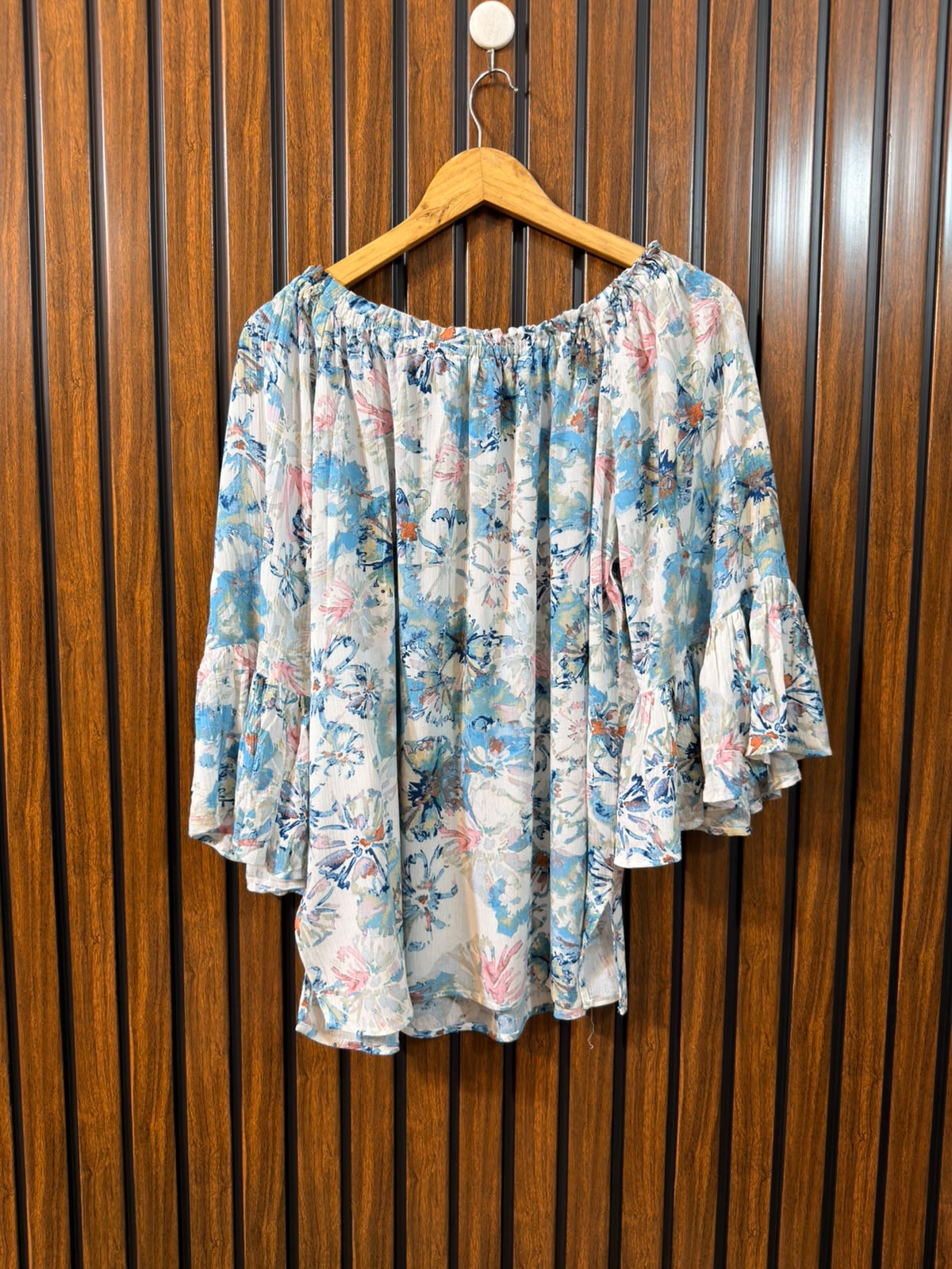 Chest 22  Length 24  Fabric Cotton Western Branded Women's Casual Top