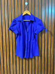 Chest 20  Lenght 24  Fabric cotton silk Women's Half Sleeve Casual Top