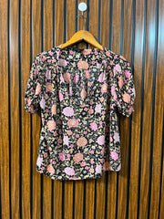 Chest 20  Lenght 21  Fabric Rayon Women's Signature Half Sleeve Top