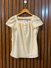 Chest 18  Lenght 23  Fabric cotton Women's Trendy Half Sleeve Top