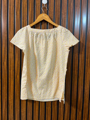 Chest 18  Lenght 23  Fabric cotton Women's Trendy Half Sleeve Top