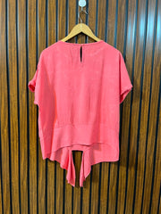 Chest 21  Lenght 24  Fabric linen Women's Premium Half Sleeve Top
