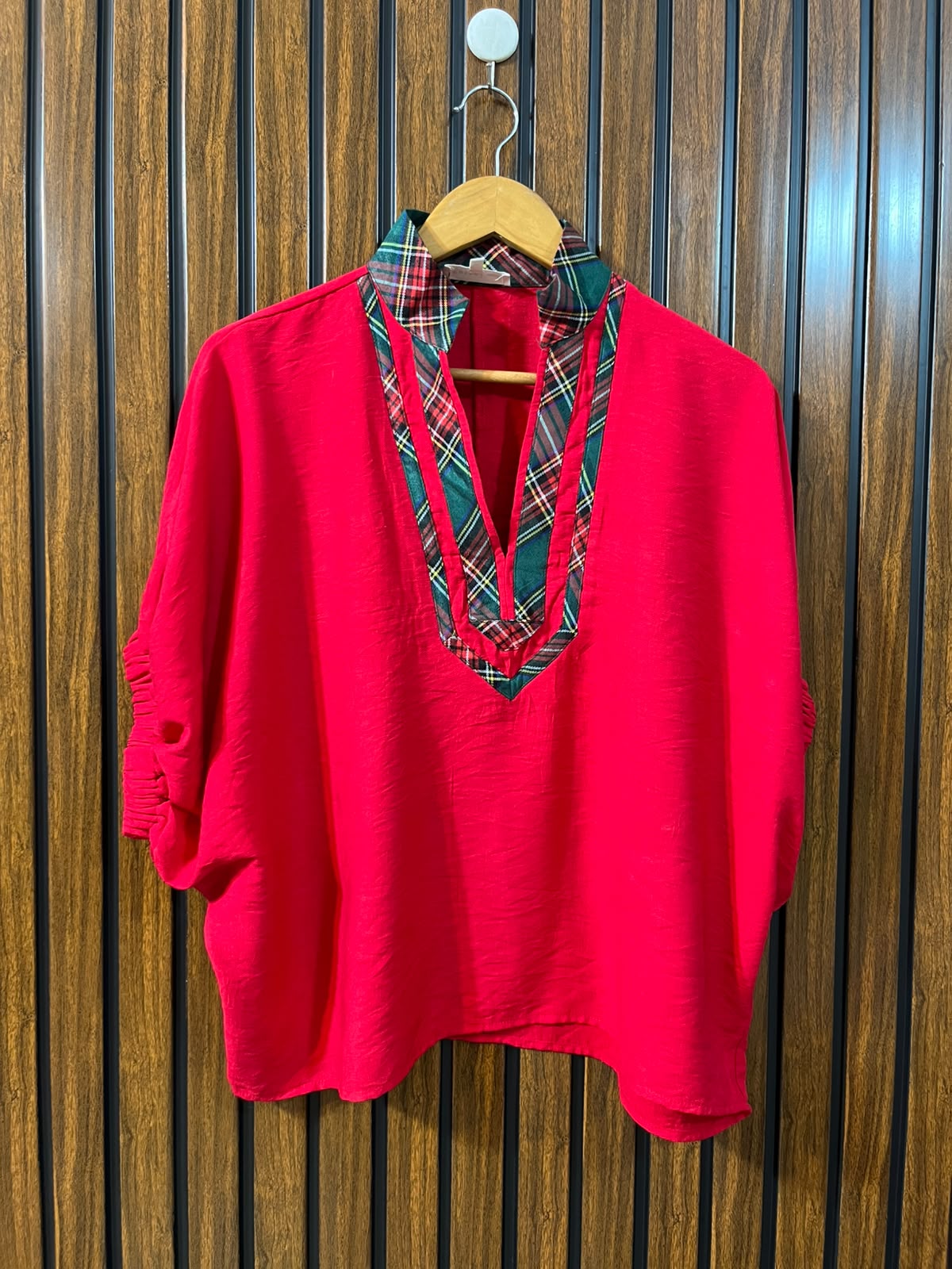 Chest small  baggy style  Lenght 22  Fabric cotton silk Branded Women's Elegant Top