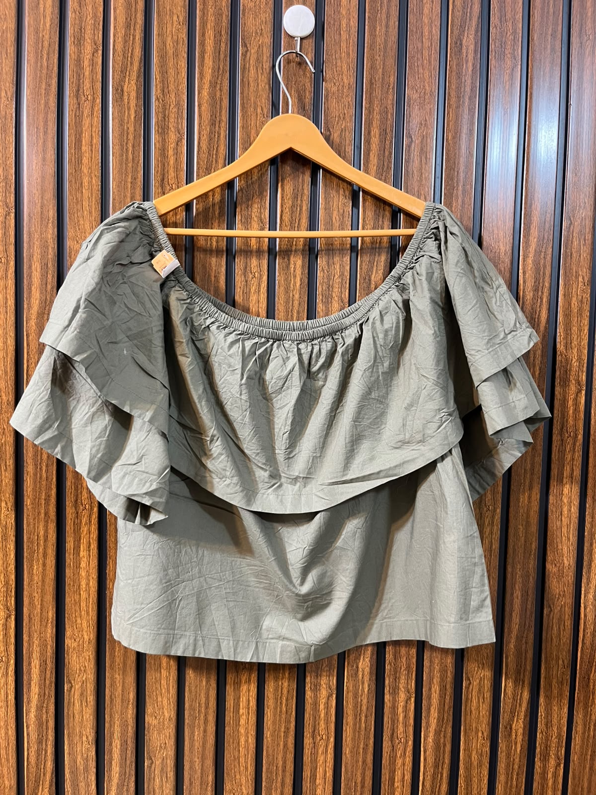 Chest 21  Lenght 21  Fabric cotton Western Women's Casual Top