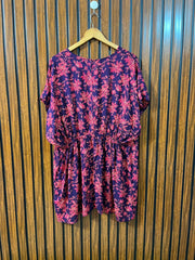 Chest small  baggy style  Lenght 34  Fabric linen Women's Half Sleeve Trendy Top