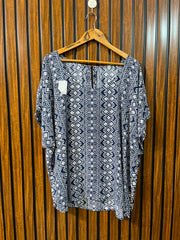 Chest xl  baggy style  Lenght 28  Fabric linen Women's Half Sleeve Chic Top