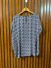 Chest xl  baggy style  Lenght 28  Fabric linen Women's Half Sleeve Chic Top